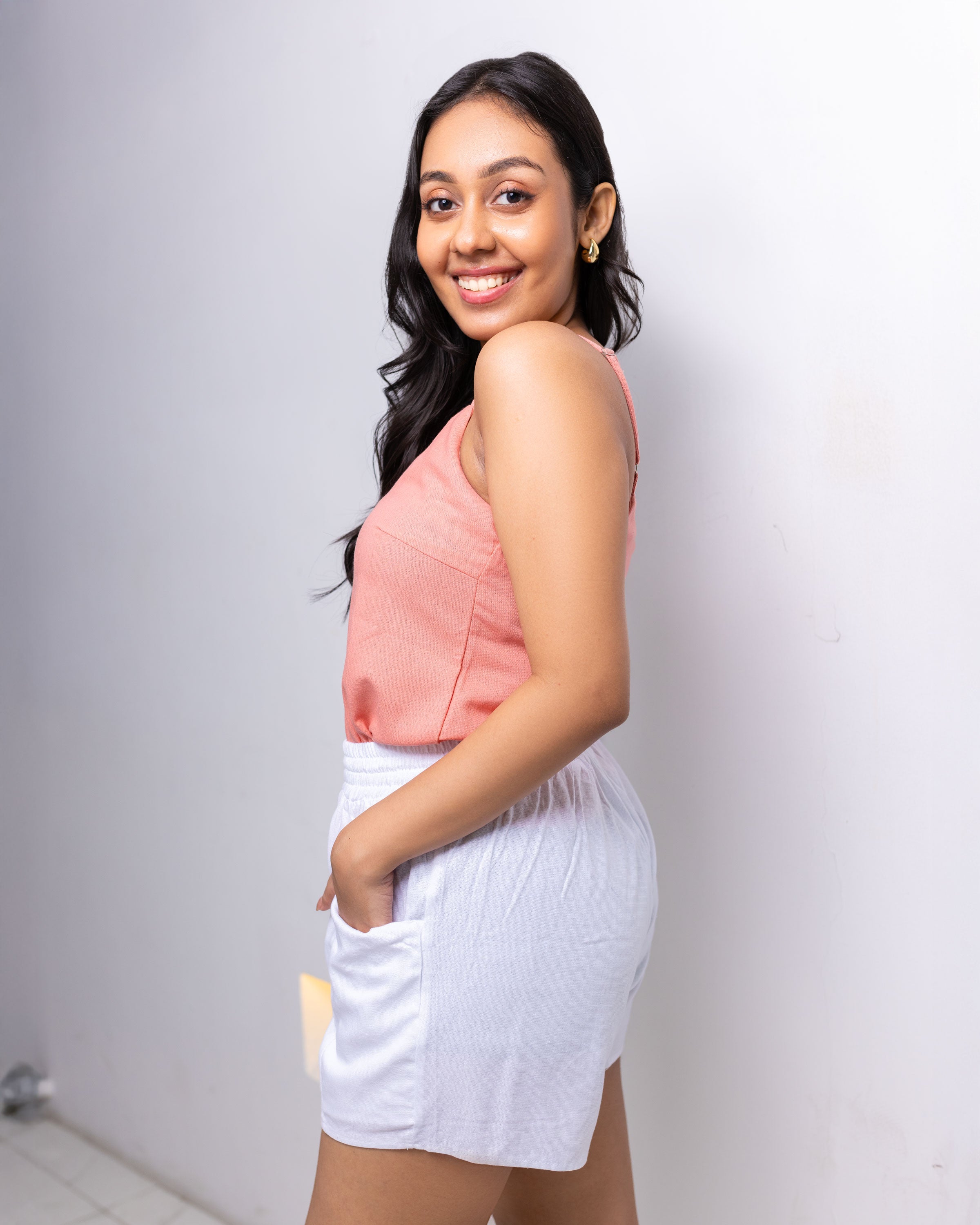 Kiana Strappy Top - Pink