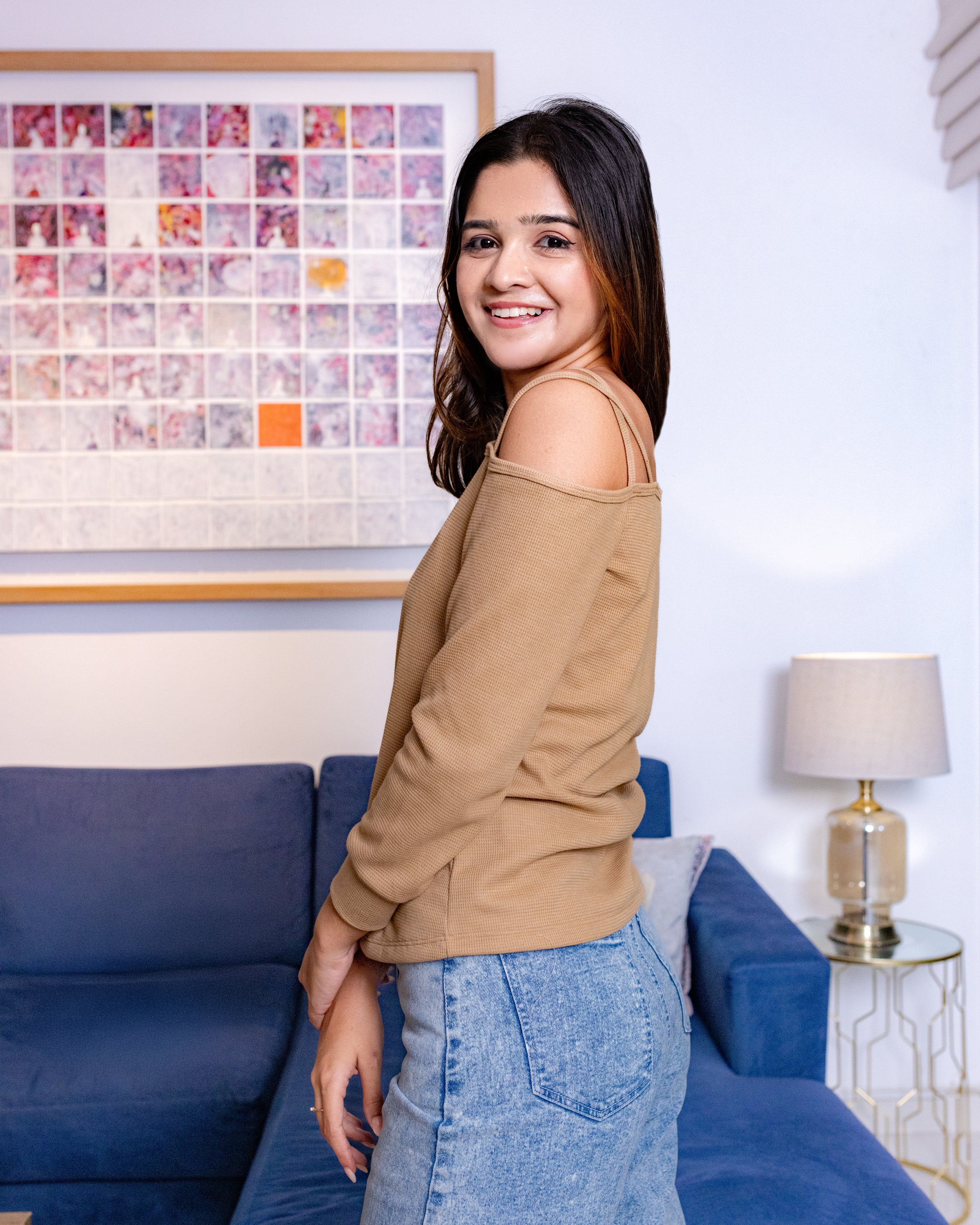 Ember Knitted Top - Sand