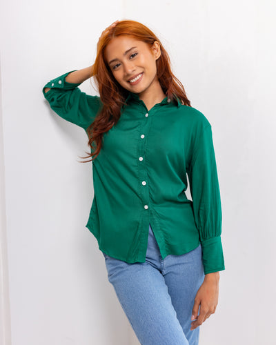 Candy Shirt-Emerald Green