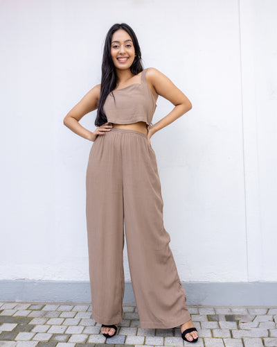 Fiona Pull On Pant- Coffee