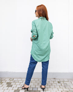 Mila Oversized Shirt -Green