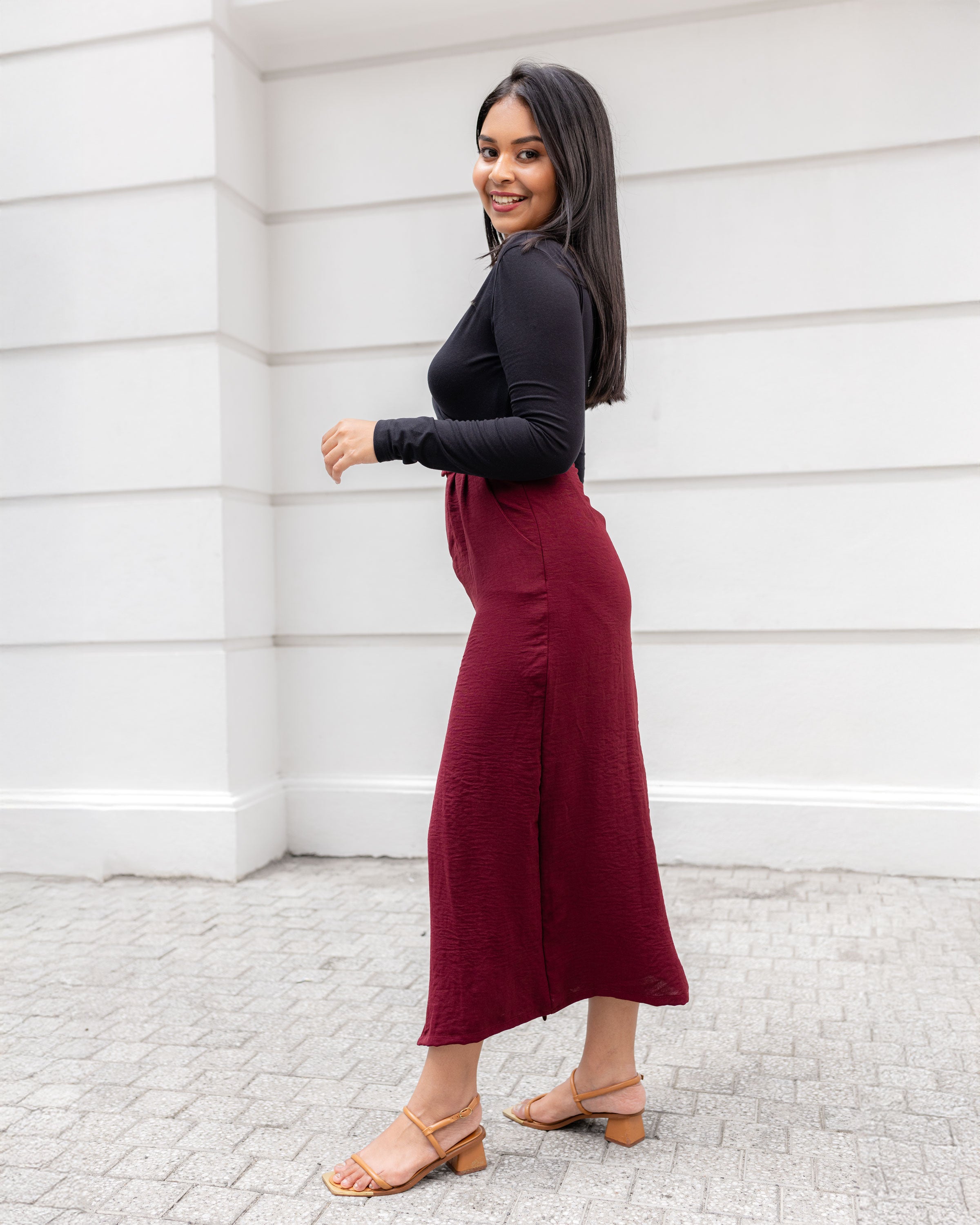 Harley Skirt - Maroon