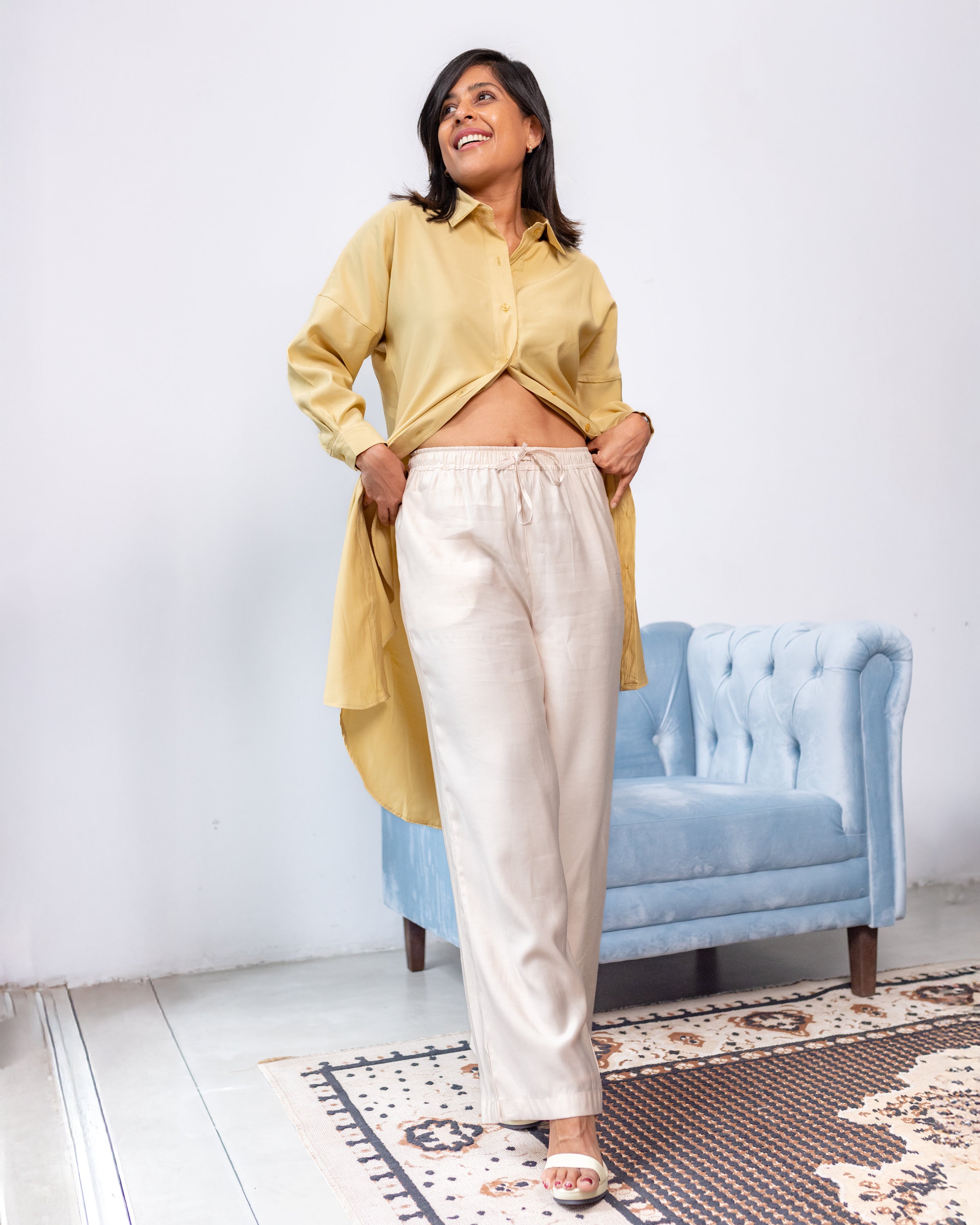 Bonny Pull on Pant- Ivory