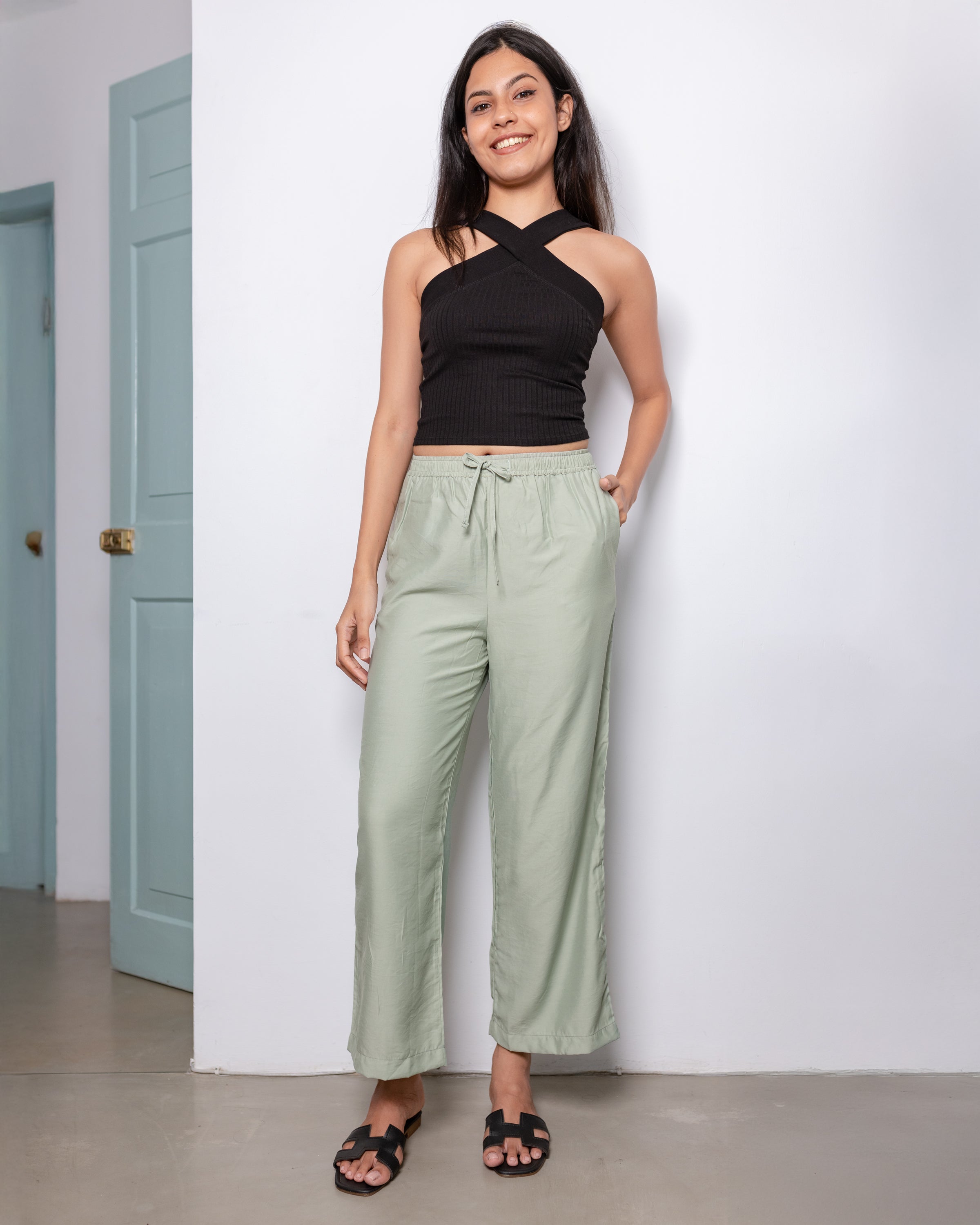 Bonny Pull on Pant-  Mint