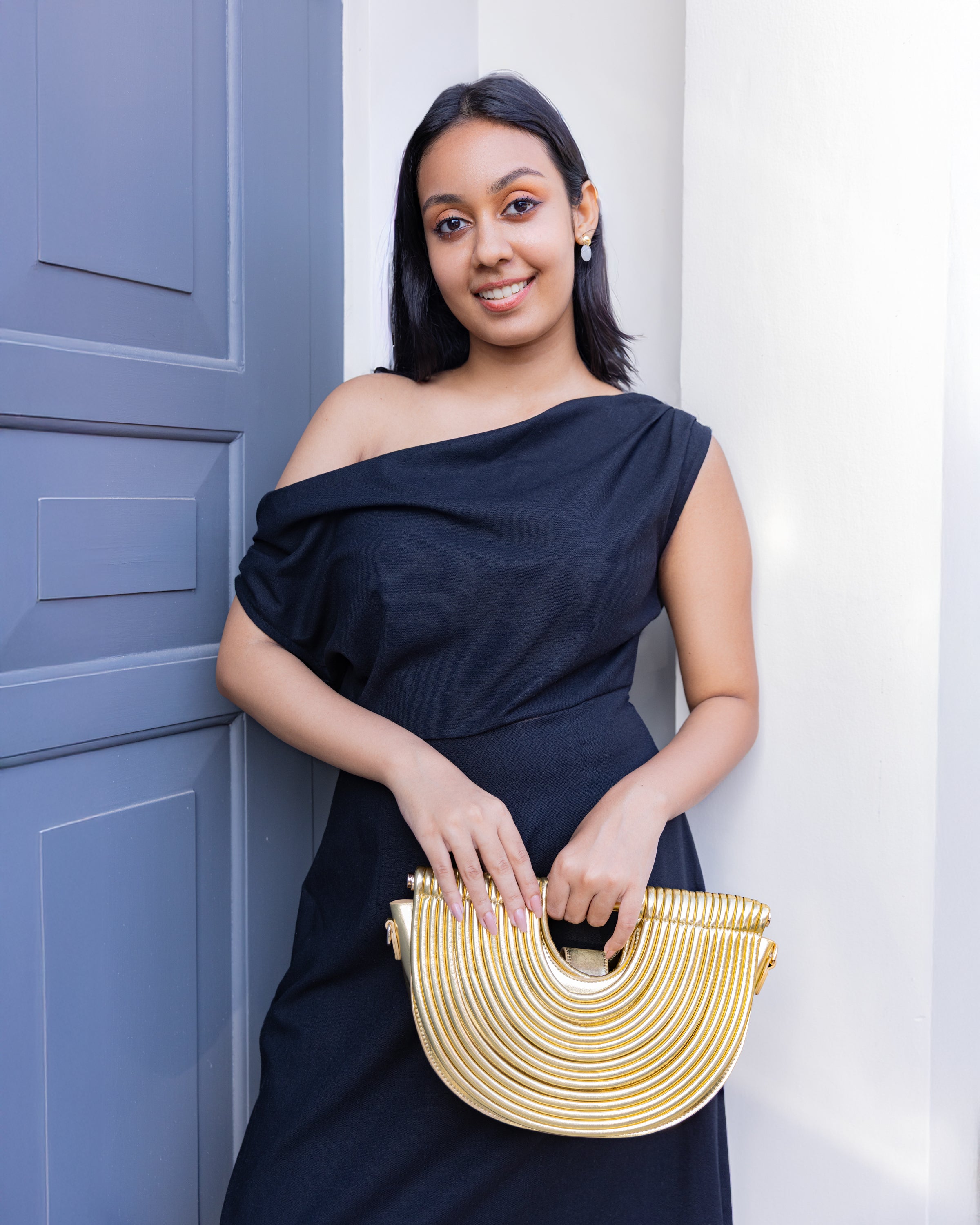 Lilith Off Shoulder Maxi Dress - Black