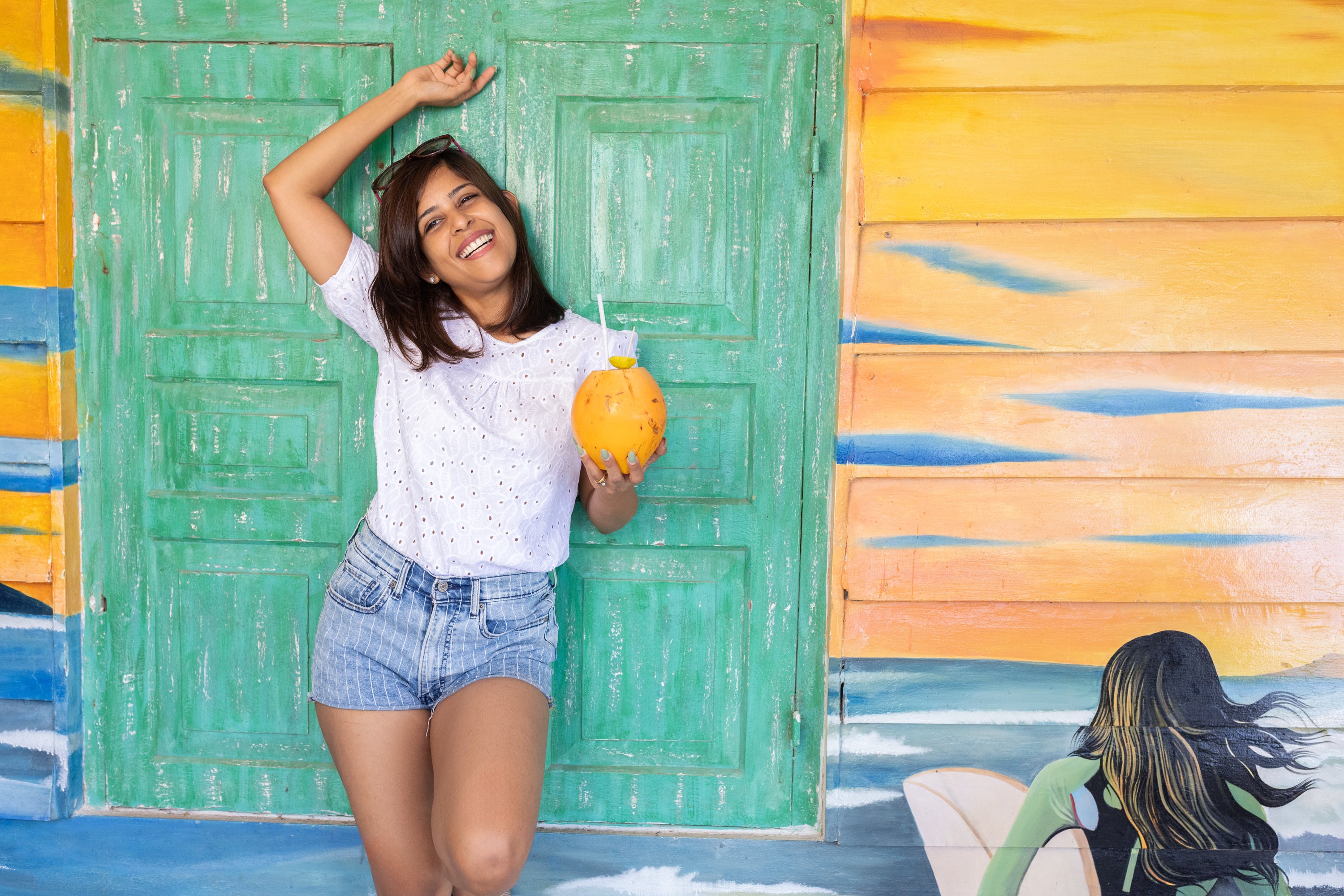 Laila Cutlon Top - White