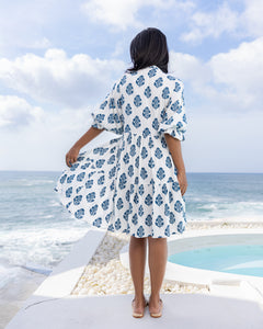 Azura Midi Dress - White
