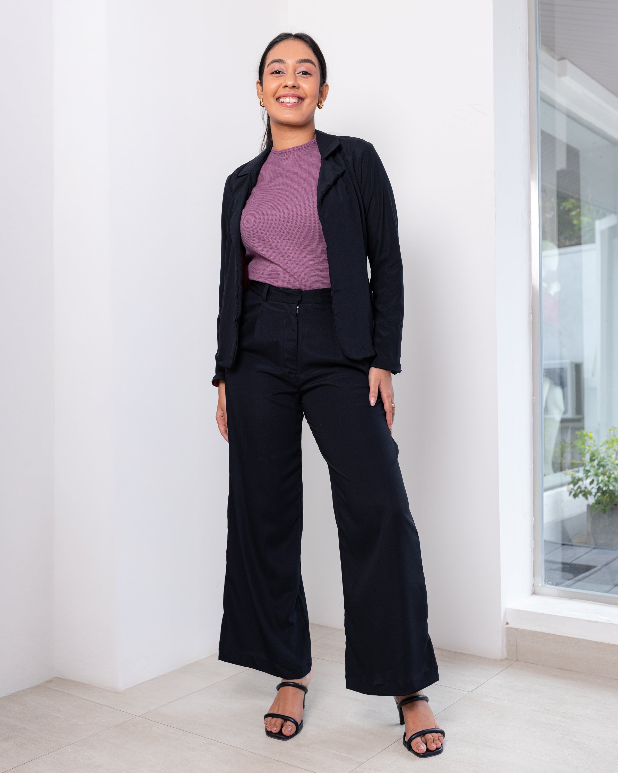 Chloe straight leg pant - Black – JoeY Clothing