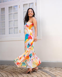 Arianna Smocked Maxi Dress- Summer