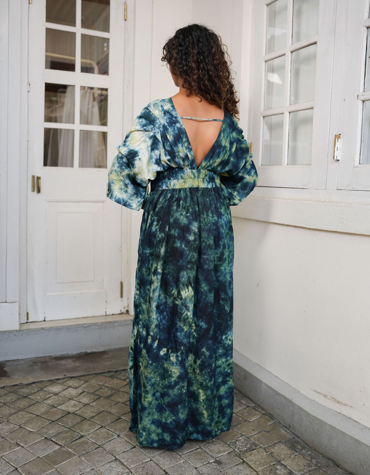 Eve Batik Kaftan - Sea Green Batik