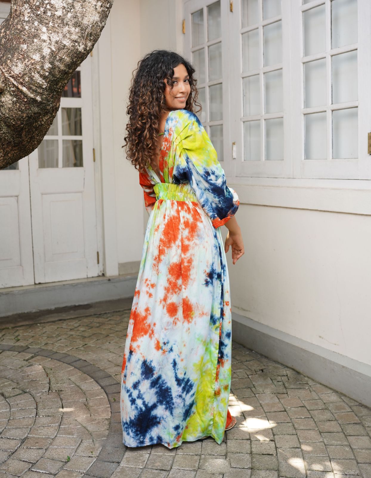 Eve Batik Kaftan - Multicolor Batik