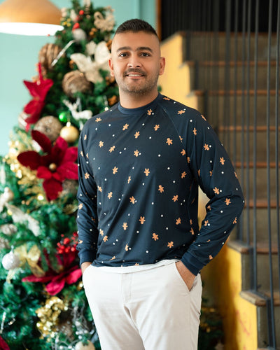 Gingerbread Hug Knitted Sweater - Adults