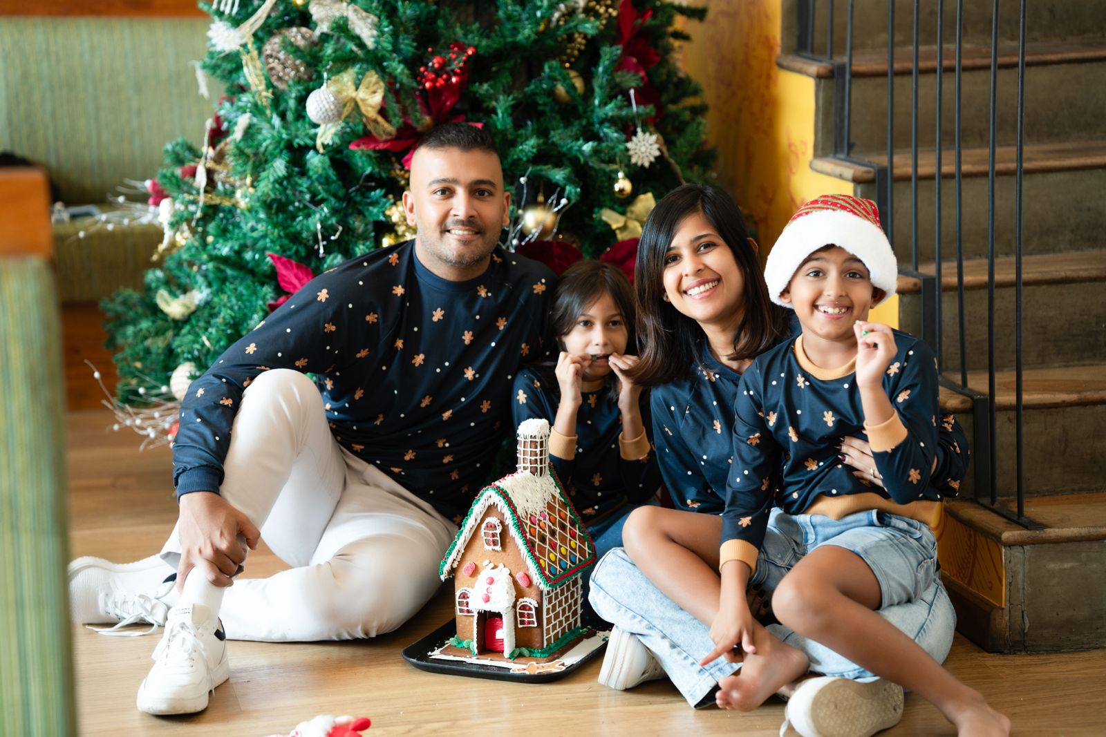 Gingerbread Hug Knitted Sweater - Adults