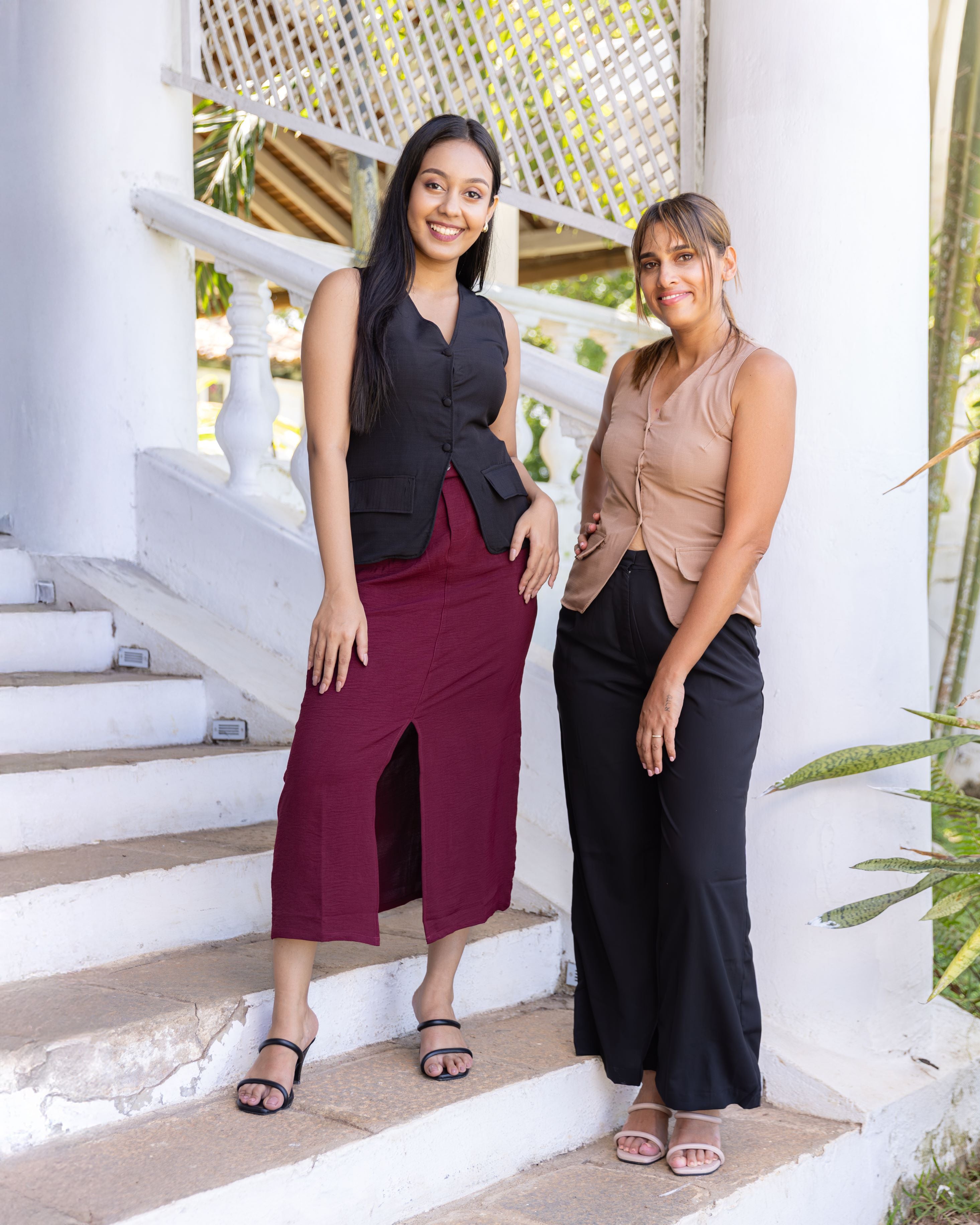 Hazel Workwear Top - Black