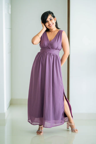 A Cinderella's Story Evening Gown- Lilac Purple